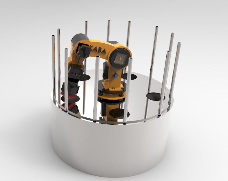 4 DEGREE OF FREEDOM ROBOT ARM