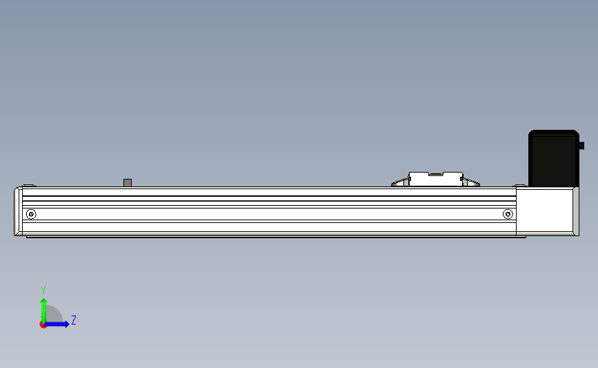 Toyo东佑达直线模组ECB5-250-BW-A42M_STEP_模型图纸下载 – 懒石网