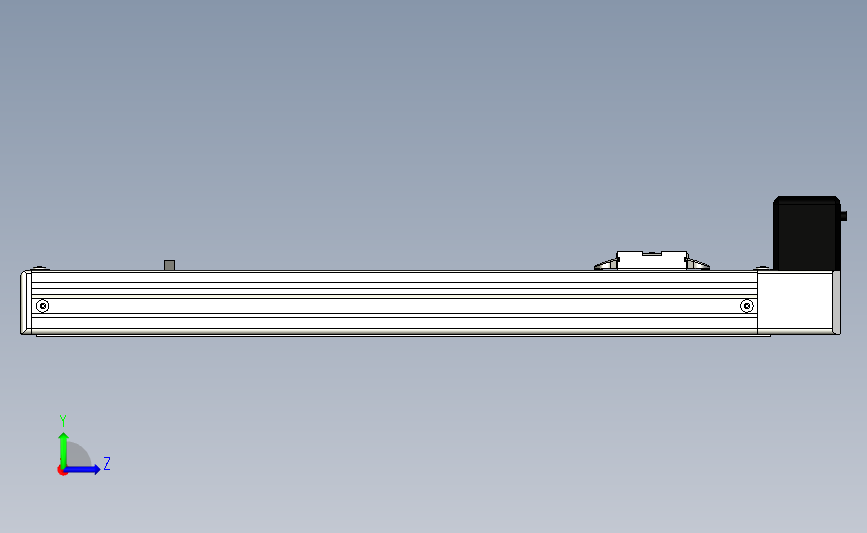 Toyo东佑达直线模组ECB5-300-BW-A42M_STEP_模型图纸下载 – 懒石网