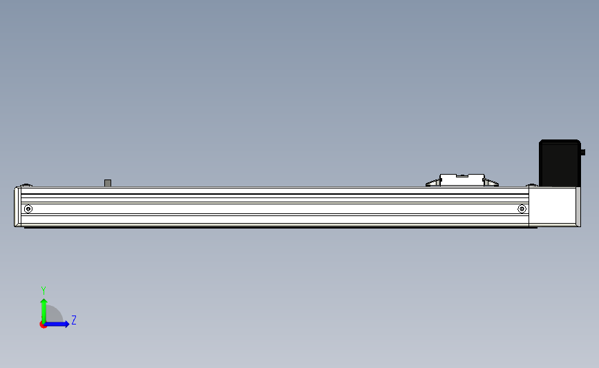 Toyo东佑达直线模组ECB5-350-BW-A42M_STEP_模型图纸下载 – 懒石网