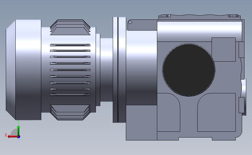 NS[NS37]减速机_SOLIDWORKS 2011_模型图纸下载 – 懒石网