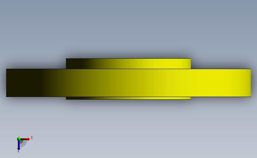 slip on weld flange 俯视图