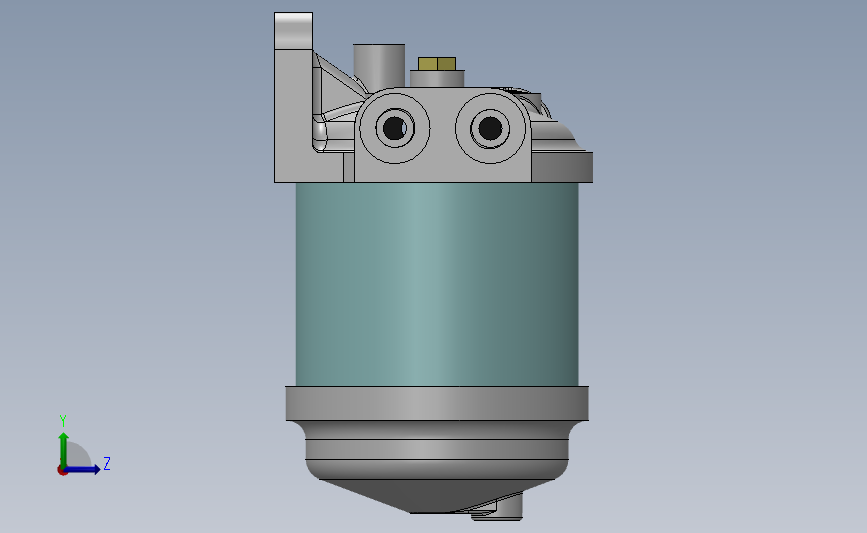 User Library-Fuel Filter - Water Separator，泵_SOLIDWORKS 2011_模型图纸下载 – 懒石网