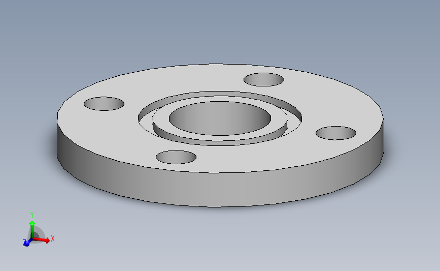 化工法兰DN40，_SOLIDWORKS 2011_模型图纸下载 – 懒石网