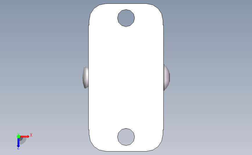 脚轮PARTserver50500781 俯视图