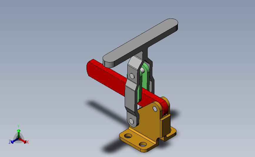 连杆拉扣，夹钳锁扣SW3dPS-70360