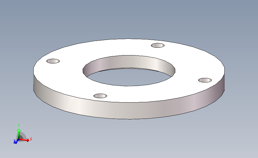 真空法兰DN63_SOLIDWORKS 2011_模型图纸下载 – 懒石网