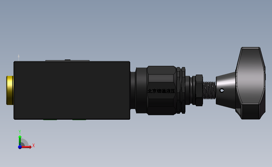 DBDH6P 直动型溢流阀 正面视图