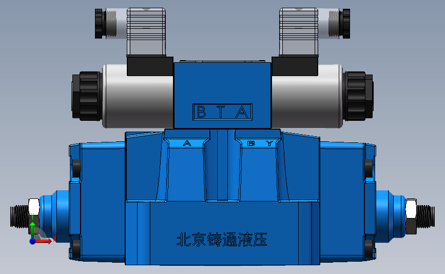 H-4WEH16 电液换向阀-1 正面视图