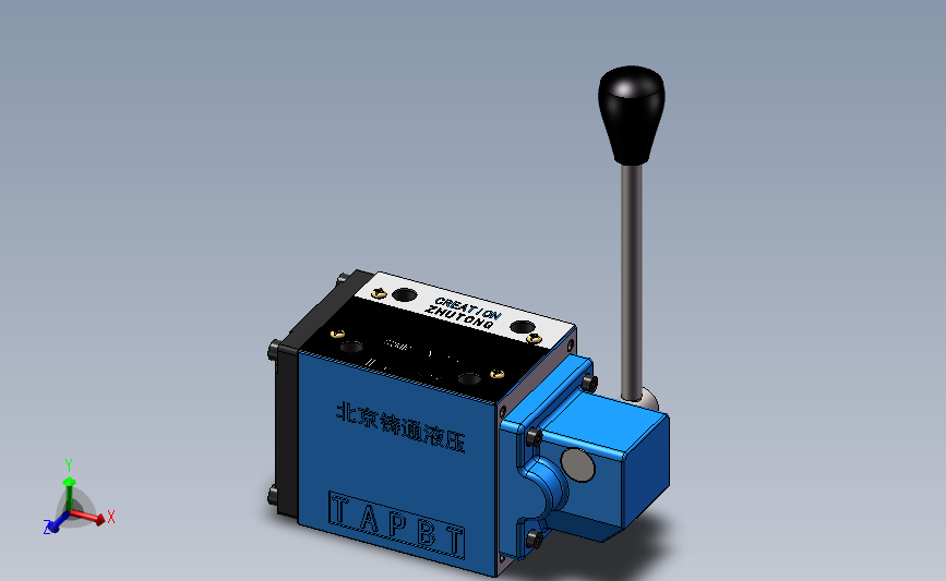 WMM10 手动换向阀（手柄B面）