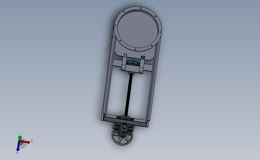 13 插板阀3D模型