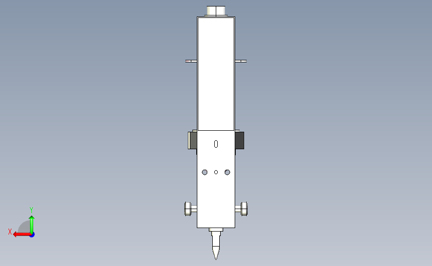 54 武藏 MSO-2 螺杆式喷射阀3D模型 背面视图