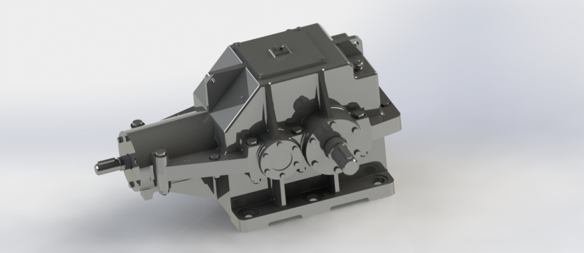 二级变速箱3D模型（Solidworks软件打开）