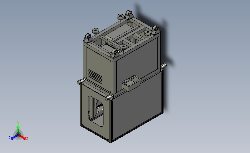 高速变速箱精加工机(3000转、高转速)3D模型（Solidworks软件打开）