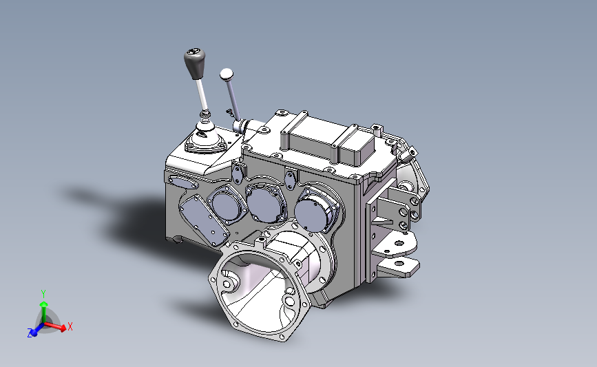 汽车变速箱总成CL200.37（Solidworks软件打开）