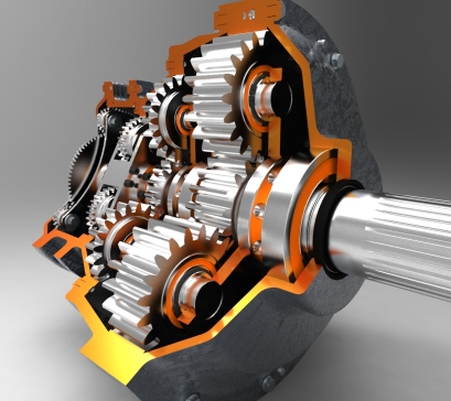 行星齿轮变速箱3D模型（Solidworks软件打开）