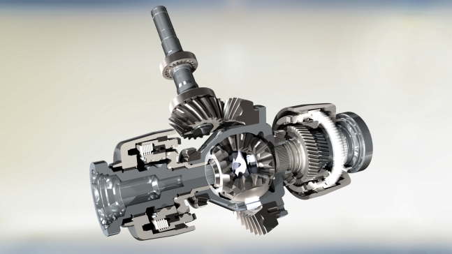 奥迪quattro运动型差速器SolidWorks设计