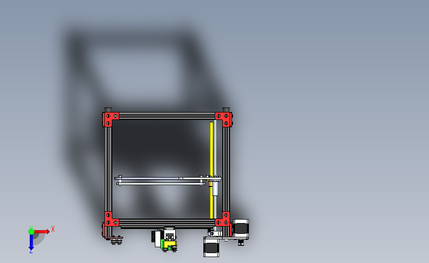 corexy-v2-3d打印机 俯视图