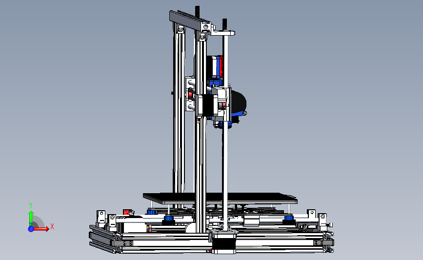 yığım2-3d打印机 正面视图