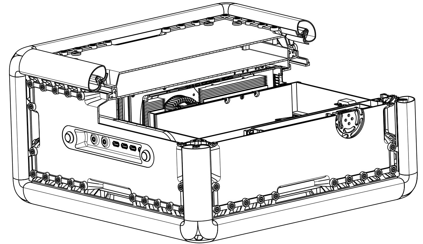 注塑成型电脑机箱