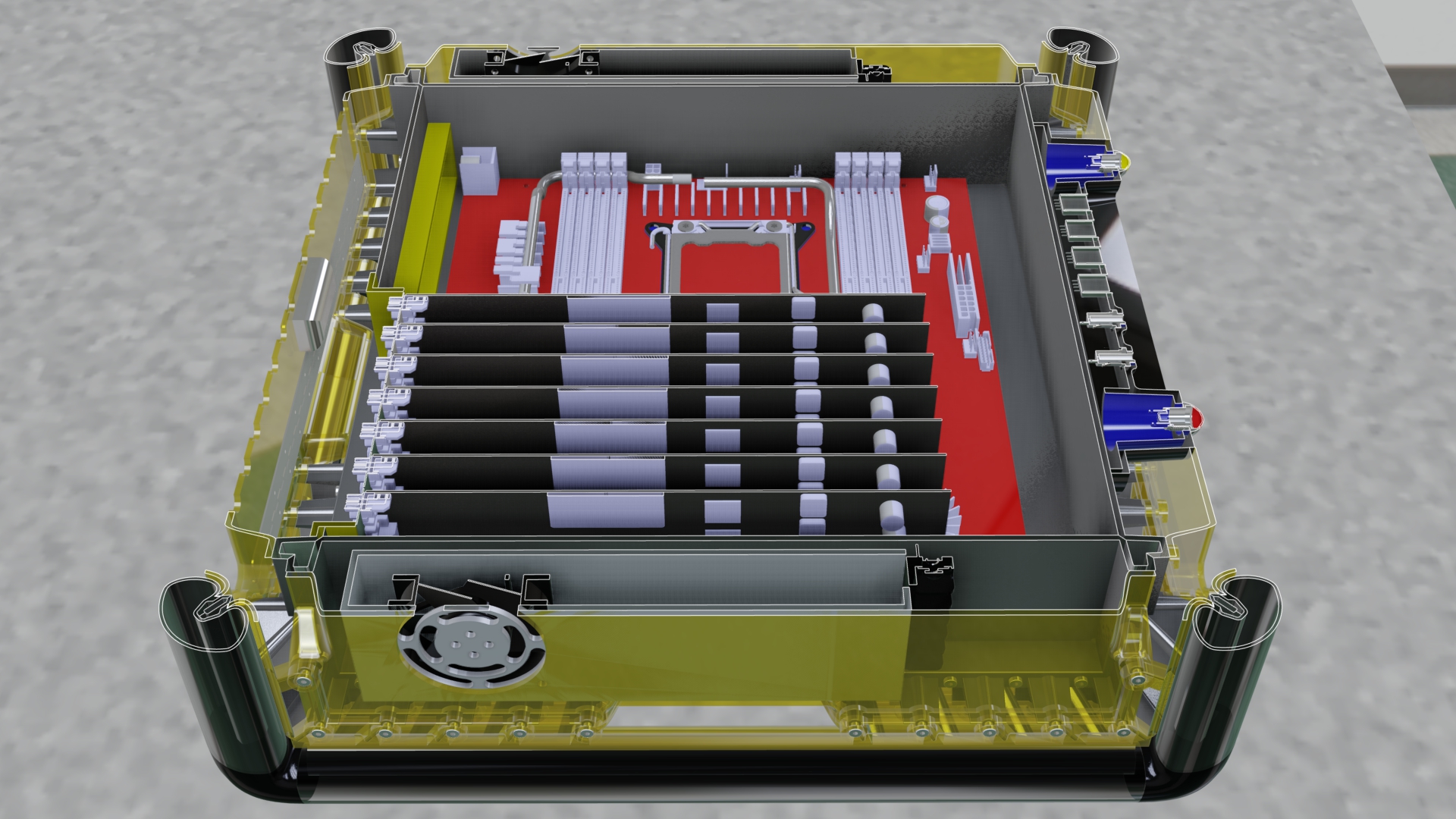 注塑成型电脑机箱
