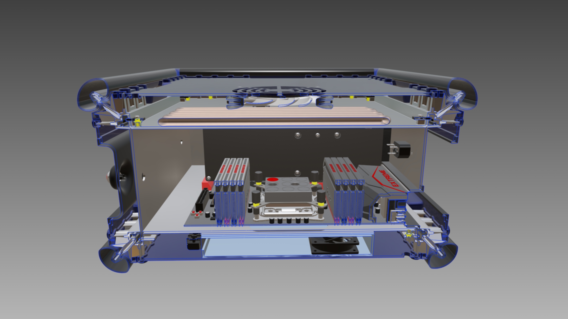 注塑成型电脑机箱