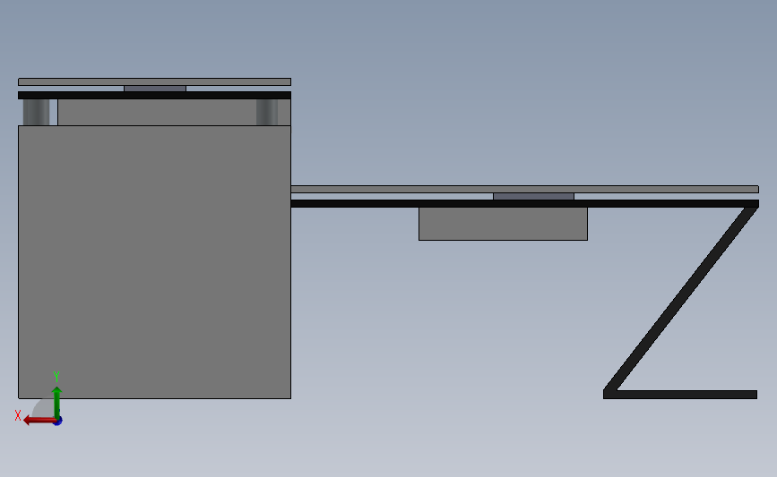 现代办公桌02 Solidworks 2016 模型图纸下载 懒石网