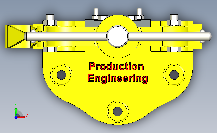 管虎钳管钳 正面视图