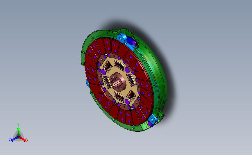 膜片弹簧离合器Catia