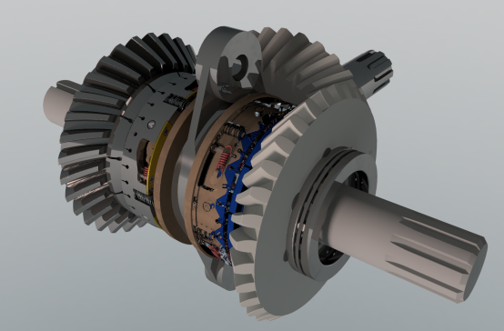 摩擦离合器学习模型纸inventor