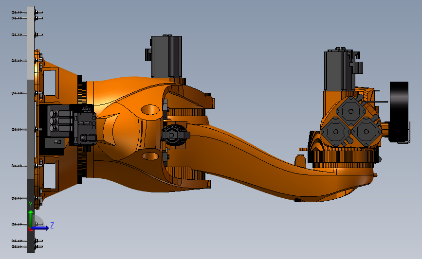 KUKA KR 1000 titan F机器人 左侧视图