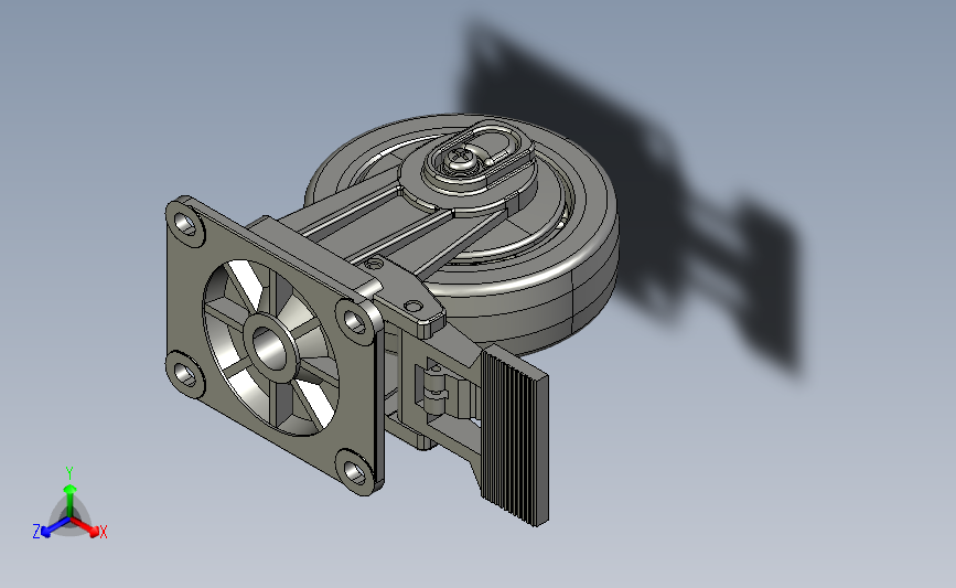 福马脚轮GDC-100-FLANGE