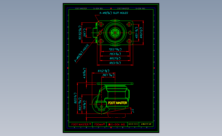 福马脚轮GD系列