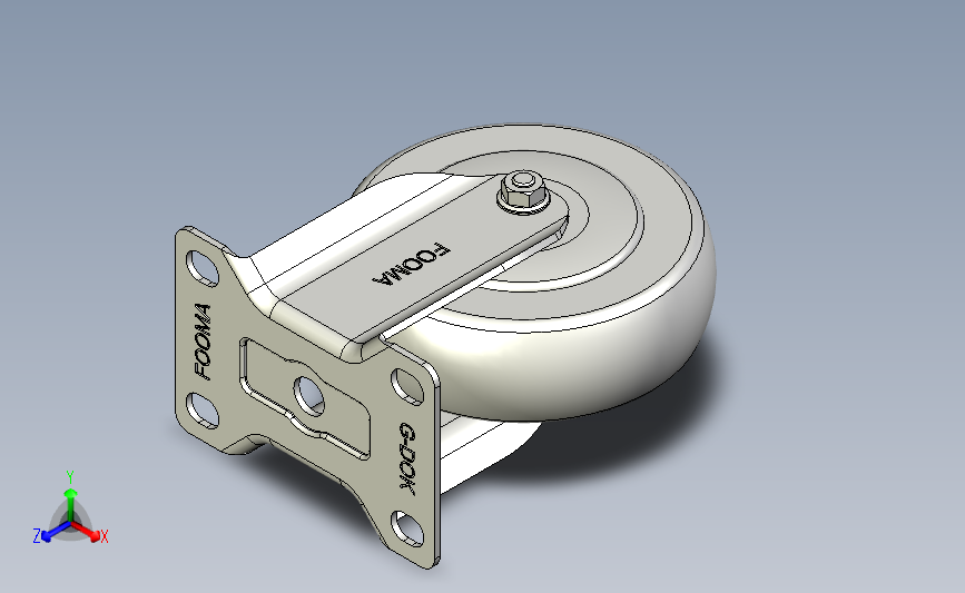 福马脚轮GL-100-FLANGE