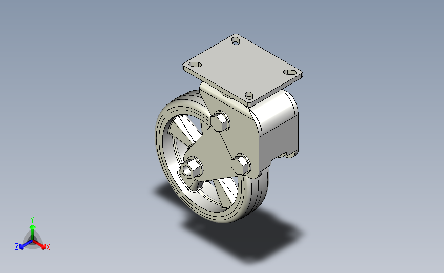 福马脚轮GSST-250-FLANGE
