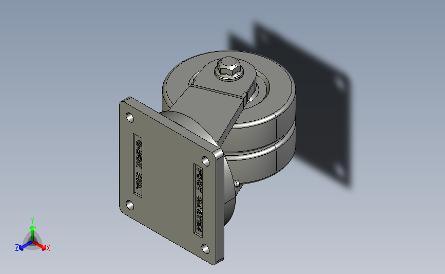 福马脚轮GXTD-110-FLANGE