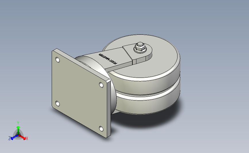 福马脚轮GXTD-150-FLANGE