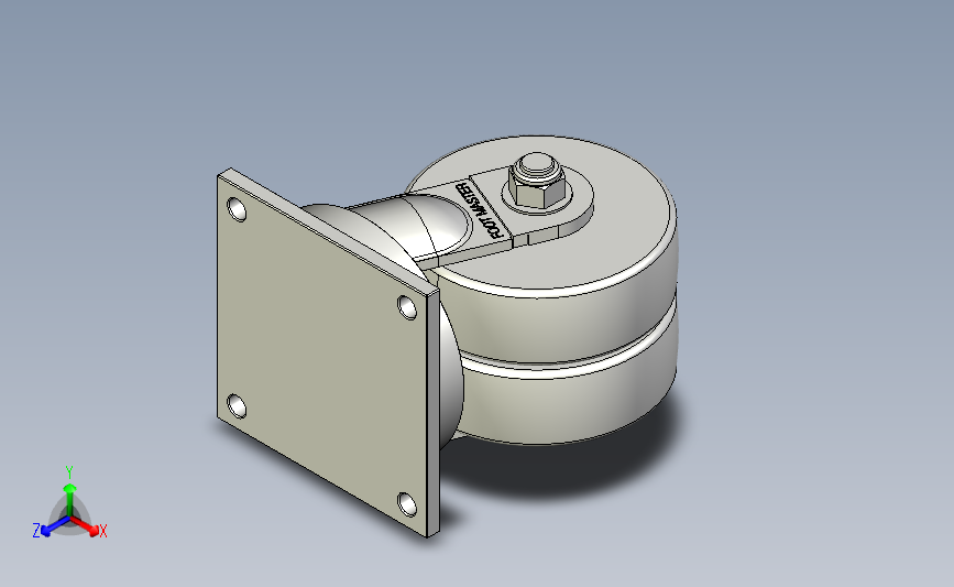 福马脚轮GXTD-200-FLANGE