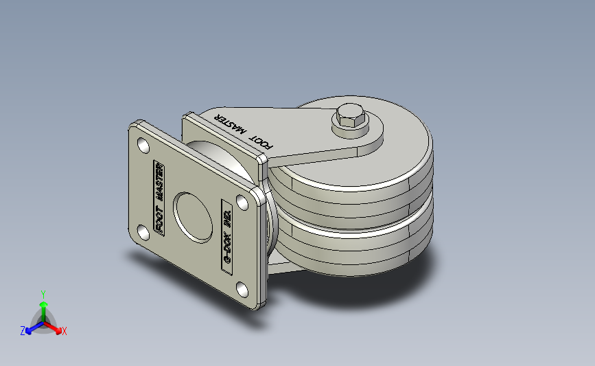 福马脚轮GXTT-125F