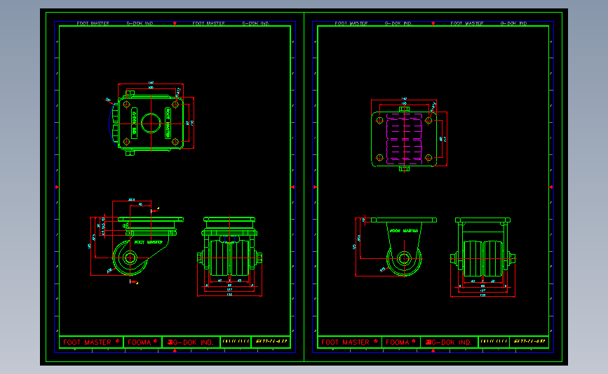 福马脚轮GXTT系列