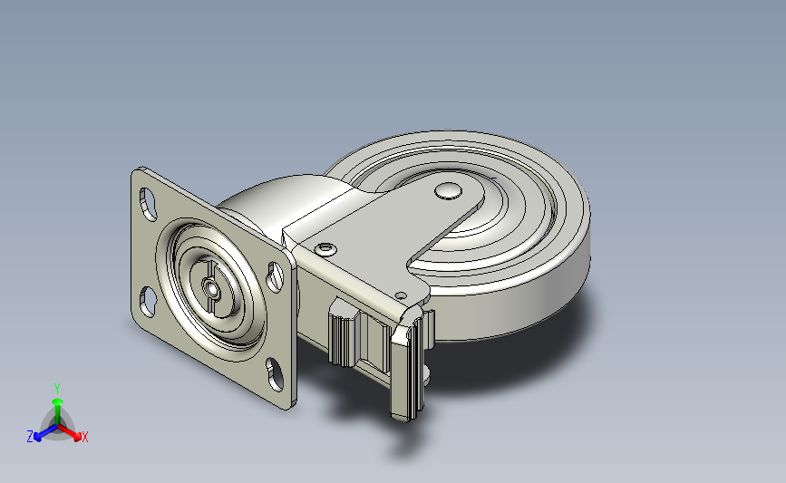 福马脚轮P-125-FLANGE