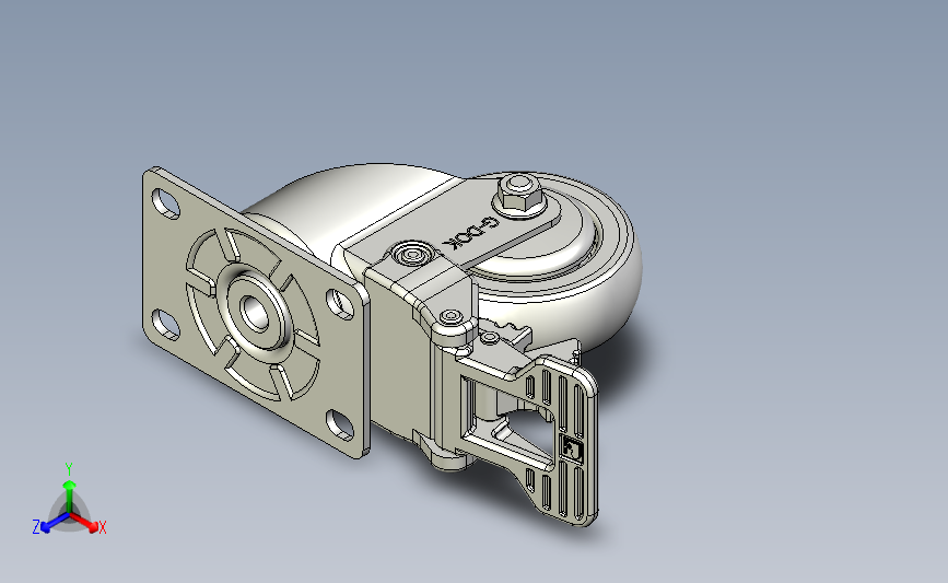 福马脚轮PL-75-FLANGE