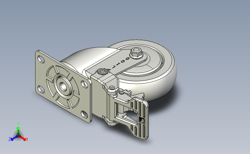 福马脚轮PL-100-FLANGE