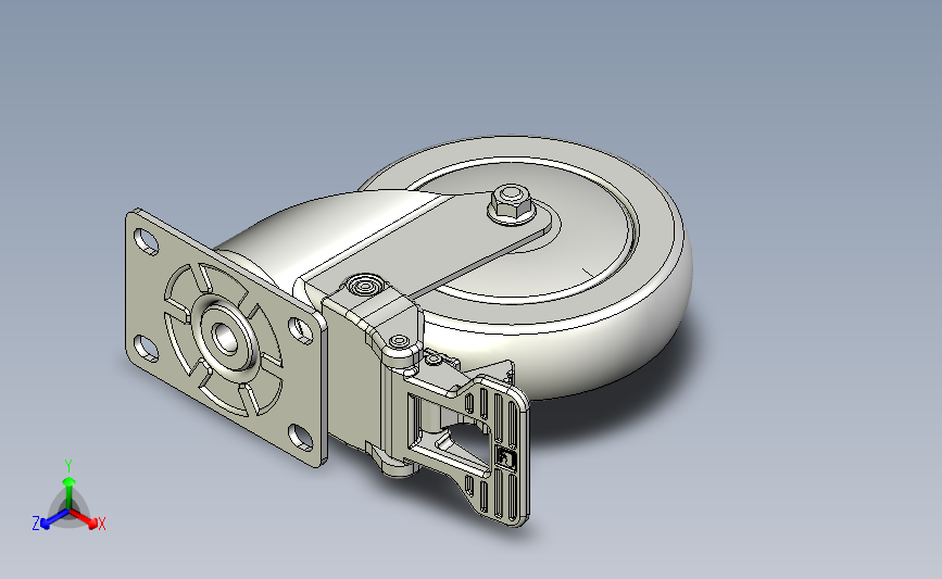 福马脚轮PL-125-FLANGE