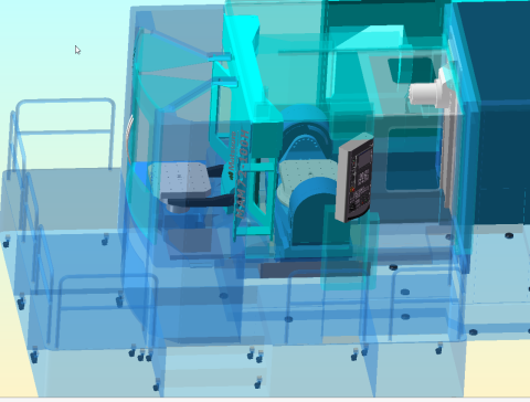 MAM72-100H五轴卧式加工中心