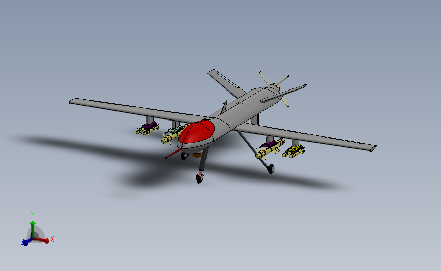 无人驾驶飞行器（UAV）外形模型