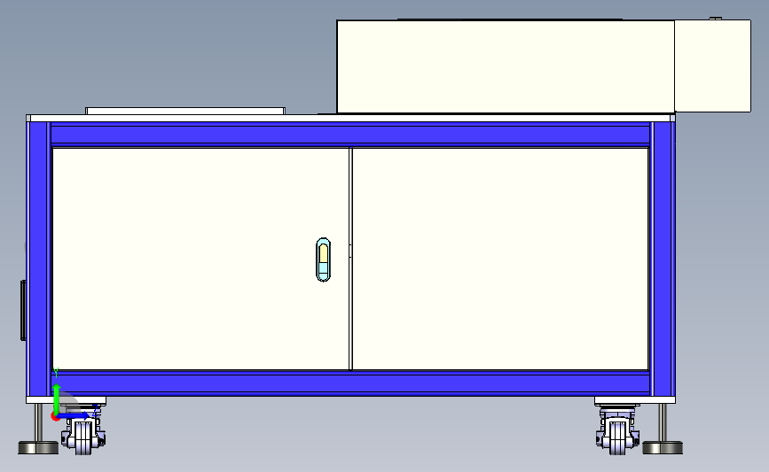 多轴自动螺丝机 左侧视图
