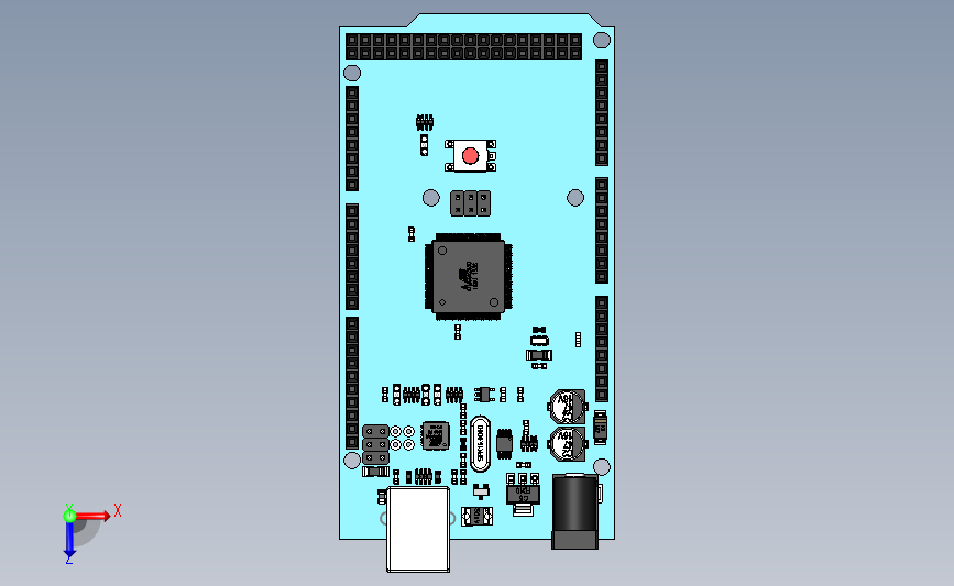 arduino-mega-2650.snapshot.2_SOLIDWORKS 2019_模型图纸下载 – 懒石网