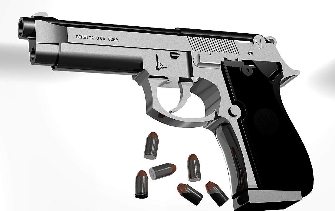 92FS 双单动半自动手枪