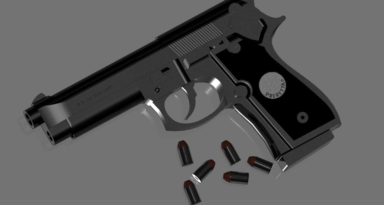 92FS 双单动半自动手枪